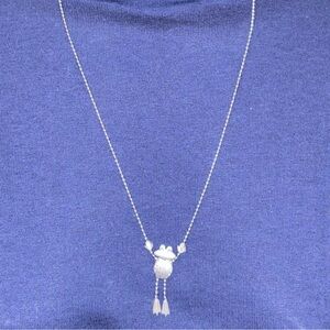 J.J Jonet swinging frog necklace